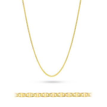 Lant Aur 14k, 45 cm