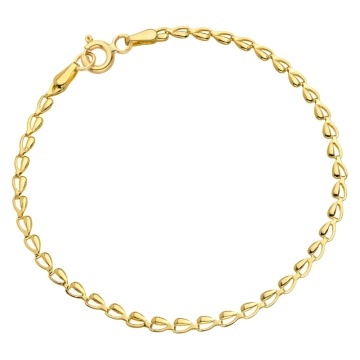Bratara Aur 14k cu Inimioare