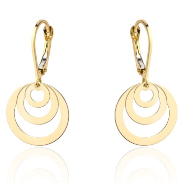 Cercei Aur 14k cu Cerculete