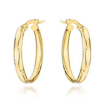 Cercei Aur 14k cu Creole si Model