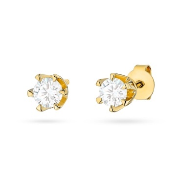 Cercei Aur 14K cu Diamant de Laborator 0.30 ct