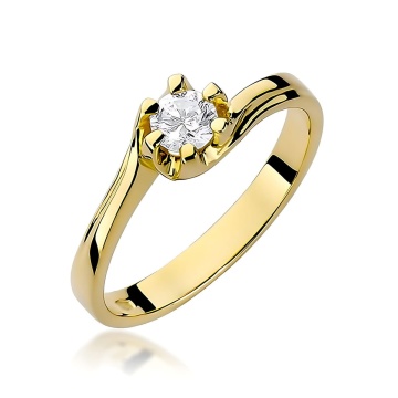 Inel Aur 14K cu Diamant de Laborator 0.30 ct