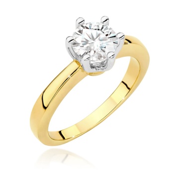 Inel Aur 14K cu Diamant de Laborator 0.70 ct