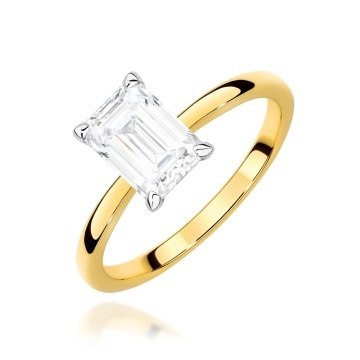 Inel Aur 14K cu Diamant de Laborator 1.00 ct