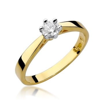 Inel Aur 14K cu Diamant Natural 0.30 ct