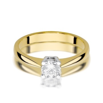 Inel Aur 14K cu Diamant Natural 0.50 ct