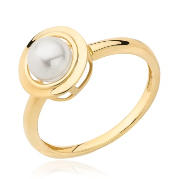 Inel Aur 14k cu Perla