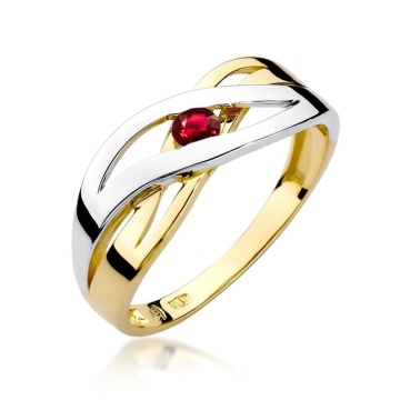 Inel Aur 14K cu Rubin 0.15 ct