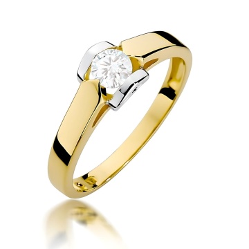 Inel Aur 9K cu Diamant de Laborator 0.30 ct