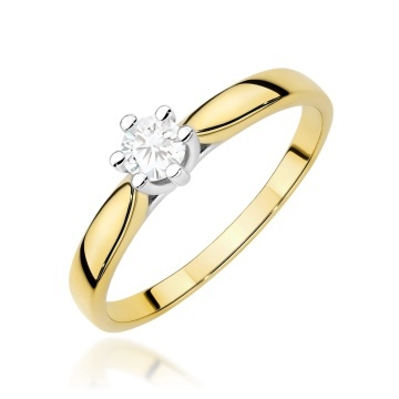 Inel Aur 9K cu Diamant de Laborator 0.30 ct