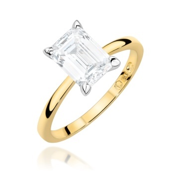 Inel Aur 9K cu Diamant de Laborator 2.00 ct
