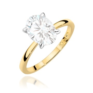 Inel Aur 9K cu Diamant de Laborator 2.00 ct