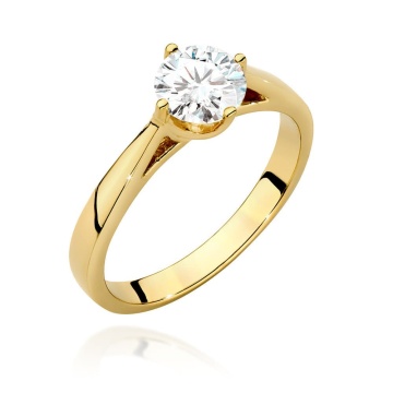 Inel Aur 9K cu Diamant Natural 0.70 ct