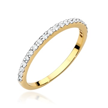 Inel Aur 9K cu Diamante de Laborator 0.18 ct