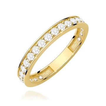 Inel Aur 9K cu Diamante de Laborator 0.46 ct