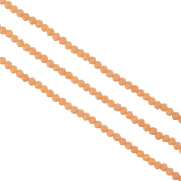Șirag cristale rondele 3mm - Beige Desert Rose