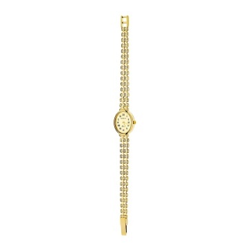 Ceas Aur 14K cu Cadran Oval IX