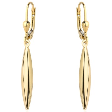 Cercei Aur 14k cu Model Alungit