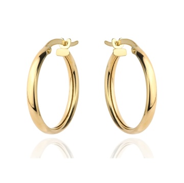 Cercei Creole Aur 14k, 3.7 cm