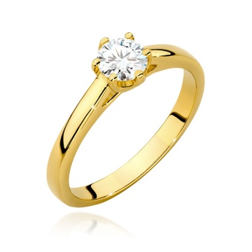 Inel Aur 14K cu Diamant de Laborator 0.40 ct