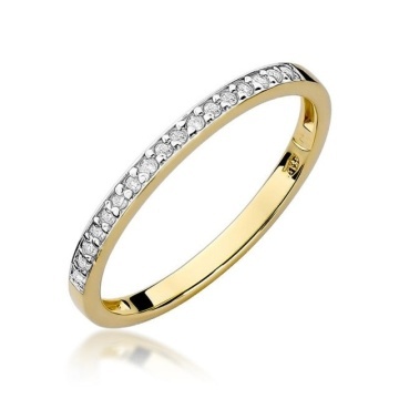 Inel Aur 14K cu Diamante Naturale 0.09 ct