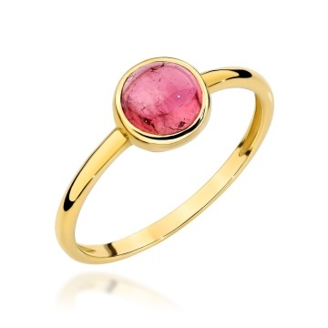 Inel Aur 14K cu Pink Tourmaline 1.00 ct