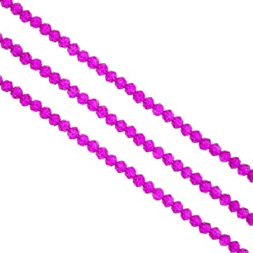 Sirag cristale rondele 4mm - Fuchsia