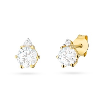 Cercei Aur 14K cu Diamante de Laborator 0.53 ct