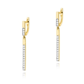 Cercei Aur 14K cu Diamante Naturale 0.56 ct