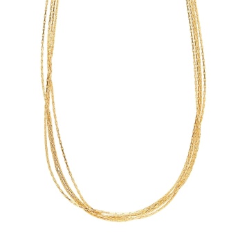 Colier Multy din Inox placat cu AUR 18K