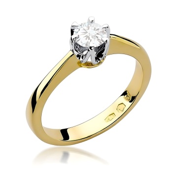 Inel Aur 14K cu Diamant de Laborator 0.25 ct
