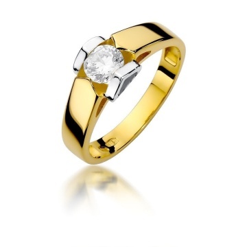 Inel Aur 14K cu Diamant Natural 0.50 ct