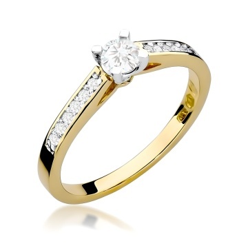 Inel Aur 14K cu Diamante de Laborator 0.36 ct
