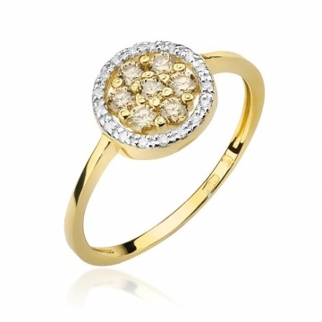 Inel Aur 14K cu Diamante Naturale 0.44 ct