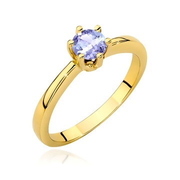 Inel Aur 14K cu Tanzanit 0.50 ct
