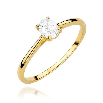 Inel Aur 9K cu Diamant de Laborator 0.30 ct