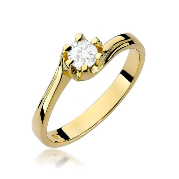 Inel Aur 9K cu Diamant de Laborator 0.30 ct