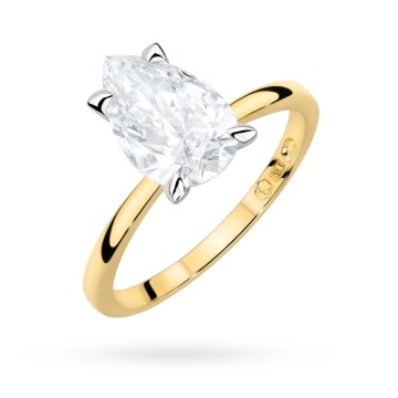 Inel Aur 9K cu Diamant de Laborator 2.00 ct