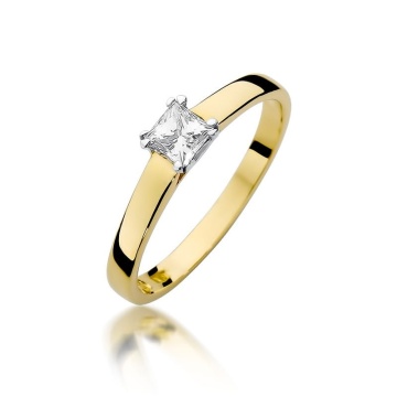 Inel Aur 9K cu Diamant Natural 0.30 ct