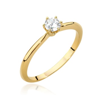 Inel Aur 9K cu Diamante de Laborator 0.40 ct