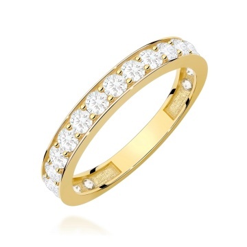 Inel Aur 9K cu Diamante Naturale 0.76 ct