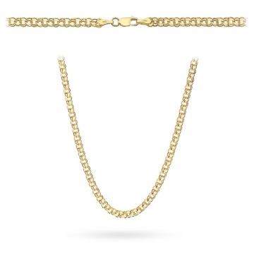 Lanț Din Aur 14K - Zale Garibaldi - 50 cm