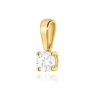 Pandantiv Aur 14K cu Diamant de Laborator 0.70 ct