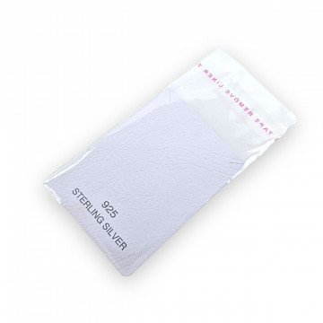 Set 100 ambalaje coliere (carton+folie) 7x5cm Sterling Silver 925