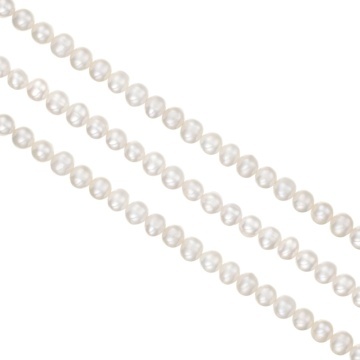 Sirag Perle de Cultura rotunde 5.5mm - alb