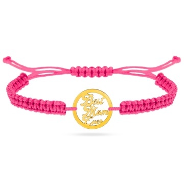 Brățară Best Mom Ever din AUR 14K