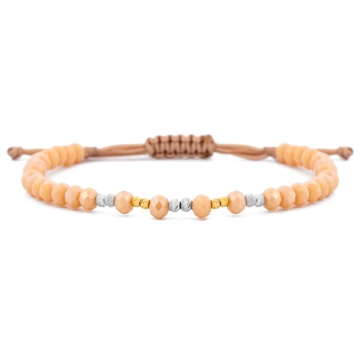Bratara Mixa Silver&Gold cu bile din aur si argint