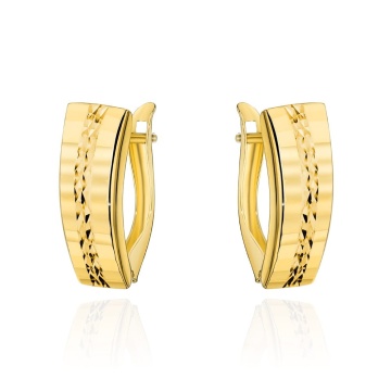 Cercei Aur 14k cu Model Ajurat