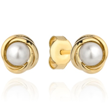 Cercei Aur 14k cu Perle