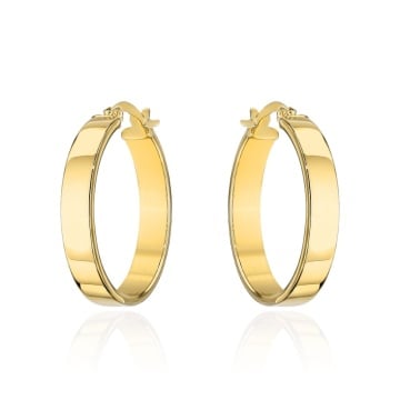 Cercei Aur 14K, Model Rotund, 1.9 cm